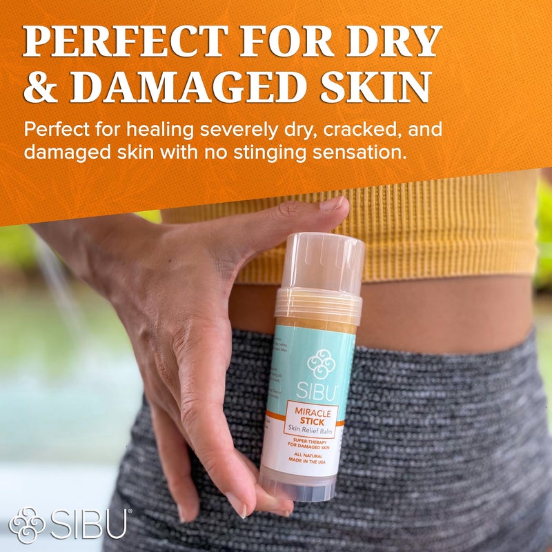 sibu Miracle Stick, Made with Premium Himalayan Sea Buckthorn (1-Year Supply) â€“ Great for Dry Skin, Bug Bites, Sunburn, Windburn, and Chafing - Image 4